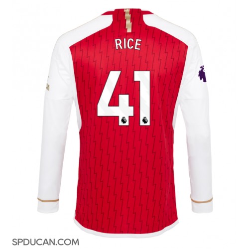 Muški Nogometni Dres Arsenal Declan Rice #41 Domaci 2023-24 Dugi Rukav